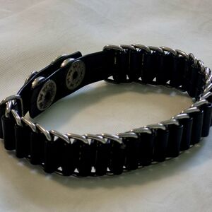 Elegant Black and Silver Women's Bracelet